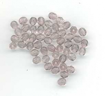 Facettenperlen firepolish, Lt. Amethyst